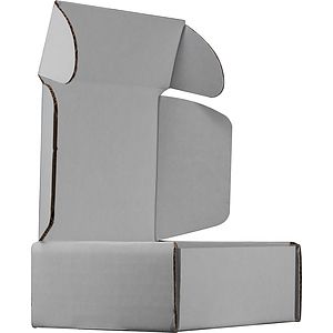 Mailing Box, B-Flute5" x 4" x 2" - White - A - 040 sq in