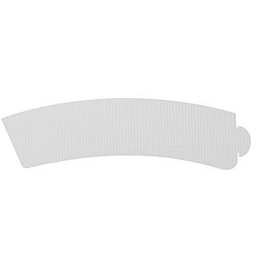 12/16 oz Corrugated Beverage Sleeve - White