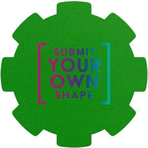 Grip-It™ Coaster Custom Shape 16 sq in - (Color)