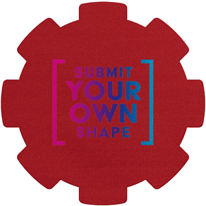 Grip-It™ Coaster Custom Shape 16 sq in - (Color)