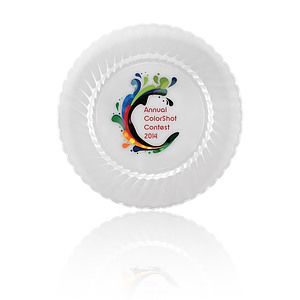9" ClassicWare® Plastic Plate - Clear