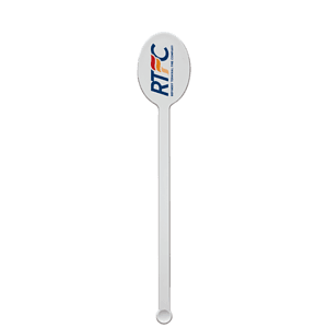 6" Upright Oval Plastic Drink Stirrer - (Color)