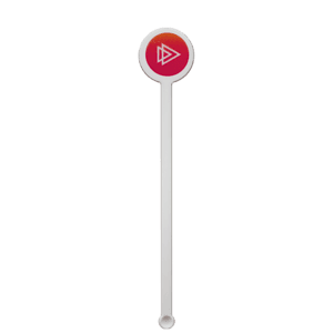 6" Round Plastic Drink Stirrer - (Color)