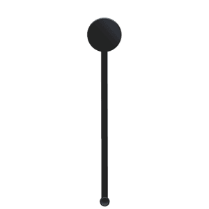 6" Round Plastic Drink Stirrer - (Color)