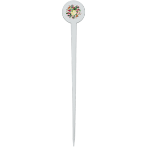 5.50" Round Plastic Food Pik - (Color)
