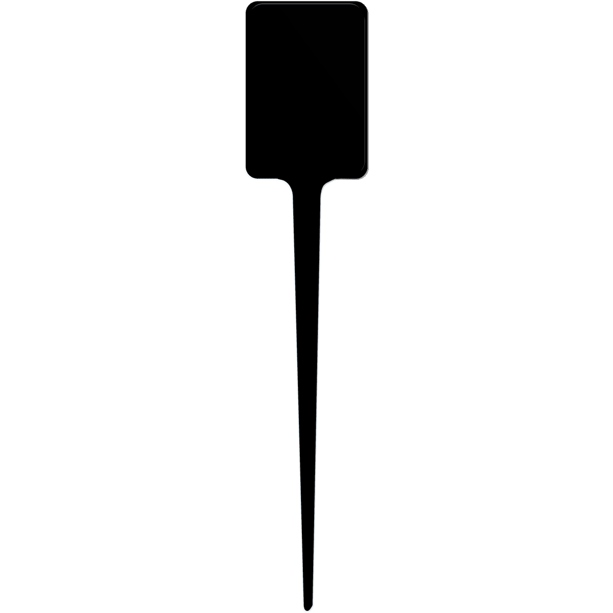 4" Upright Rectangle Plastic Food Pik- (Color)
