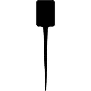 4" Upright Rectangle Plastic Food Pik- (Color)