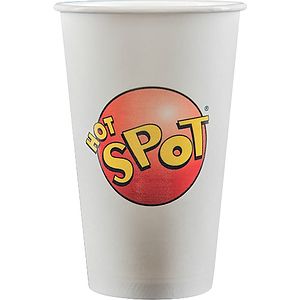 16 oz Paper Cup - White - Digital