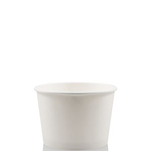 12 oz Paper Food Container - White - Digital