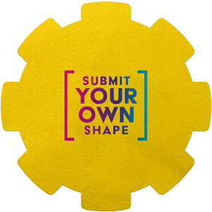 Grip-It™ Placemats Custom Shape 175 sq. in. - (Color)