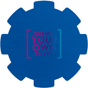 Grip-It™ Placemats Custom Shape 175 sq. in. - (Color)
