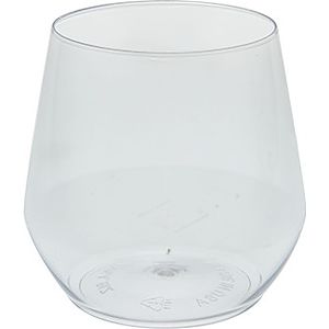 14 oz Clear Plastic Stemless Glass - Digital
