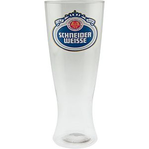 12 oz Clear Plastic Pilsner Glass - Digital