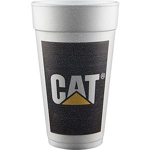20 oz Foam Cup - White - Digital