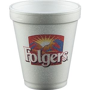6 oz Foam Cup - White - Digital