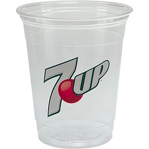 12/14 oz Soft Sided Clear Plastic Cup - Digital