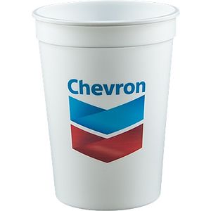 12 oz Stadium Cup - White