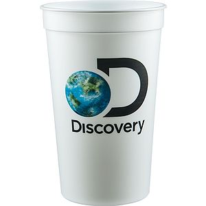 22 oz Stadium Cup - White - Digital