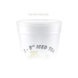 32 oz Foam Cup Straw Slot Lid - Frosted