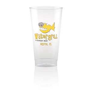 16 oz Clear Hard Plastic Cup - Hi-Speed