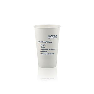 16 oz Paper Cup - White - Hi-Speed