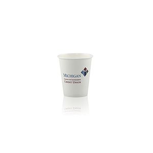 6 oz Paper Cup - White- Hi-Speed
