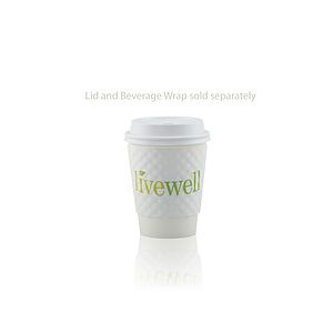 8 oz Paper Cup - White - Hi-Speed