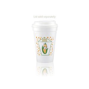 16 oz Foam Cup - White - Hi-Speed