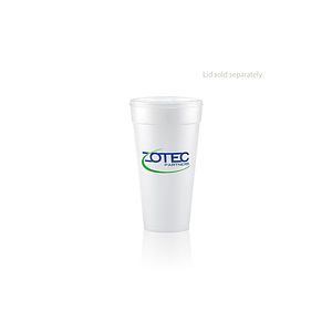 24 oz Foam Cup - White - Hi-Speed