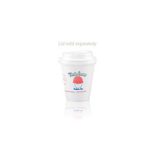 8 oz Foam Cup - White - Hi-Speed