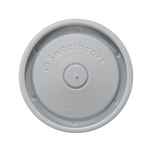 Paper Food Container Vented Lids 6/8/10 oz- White