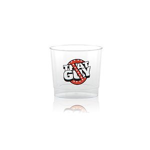 9 oz Clear Fluted Plastic Cup -Tradition