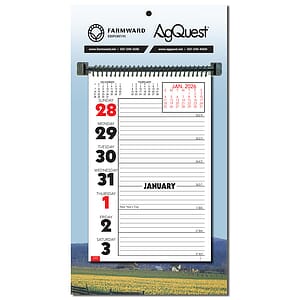 Stock Almanac Weekly Memo Wall Calendar - Scenic
