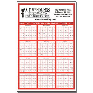 Year View Wall Calendar