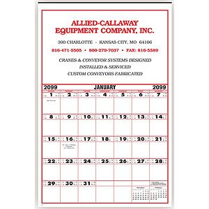 Contractor's 12 Sheet Wall Calendar