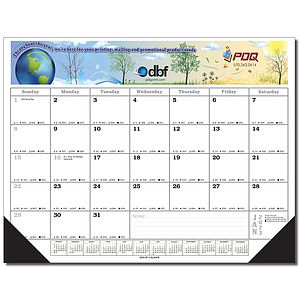 Desk Planner Blotter Calendar - Full Color