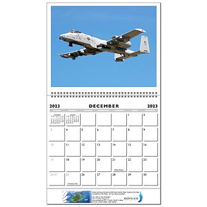 Military Aircraft 12 Month Wall Calendar