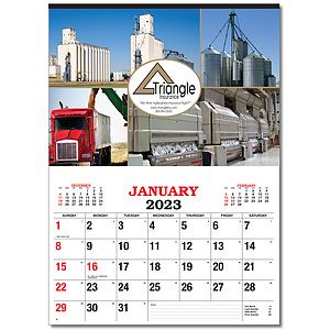 Full Color 12 Month Apron Wall Calendar 17” x 22”