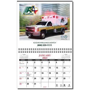 Wire-O Bound 12 Month Wall Calendar