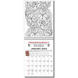 Adult Coloring Book Calendar