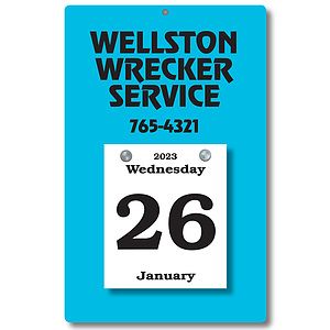 Daily Date Wall Calendar