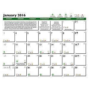 Gardening 12 Sheet Wall Calendar