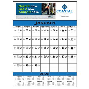 Economy Contractor 12 Sheet Wall Calendar - Full Color
