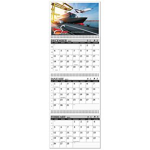 3 Month View Budget Full Color Wall Calendar