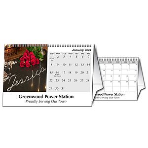 Personalized Tent Desk Calendar