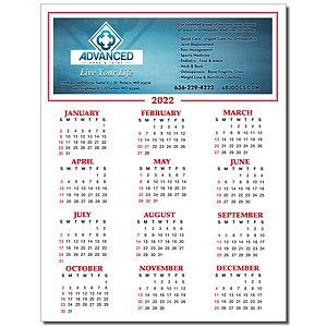 Repositionable Refrigerator Calendar (Personalized Photo) - not magnetic calendar