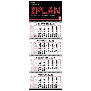 4 Month to View Wall Calendar