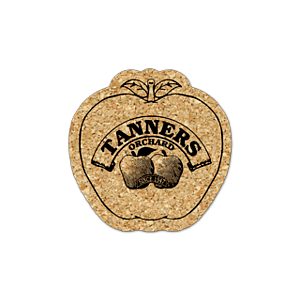 Apple Cork Coaster 4AP