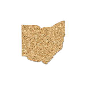 Ohio Cork Coaster