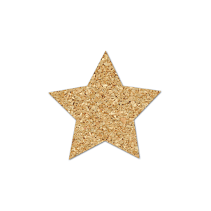 Star Cork Coaster 4ST